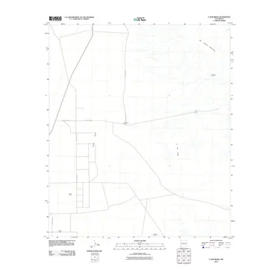 2010 Map of U Bar Ridge, 2010 Print