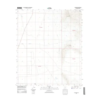2013 Map of U Bar Ridge, 2013 Print