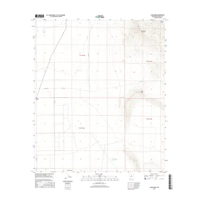 2017 Map of U Bar Ridge, 2017 Print
