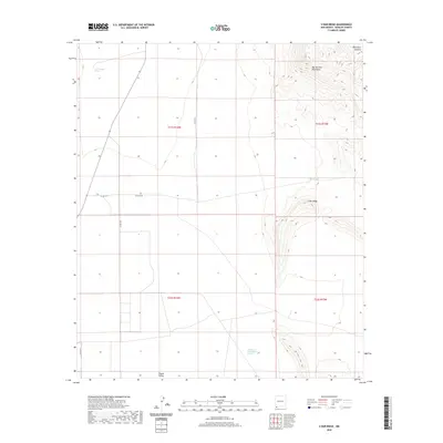 2020 Map of U Bar Ridge, 2020 Print