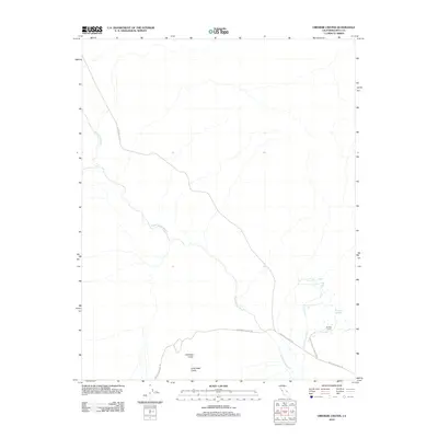 2012 Map of Ubehebe Crater, 2012 Print