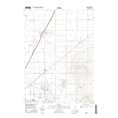 2017 Map of Ucon, 2017 Print
