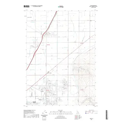 2020 Map of Ucon, 2020 Print