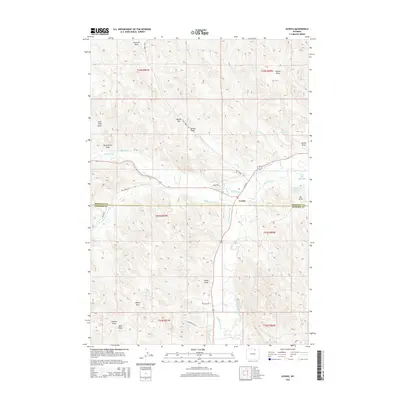 2015 Map of Ucross, 2015 Print