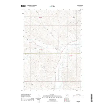 2017 Map of Ucross, 2017 Print