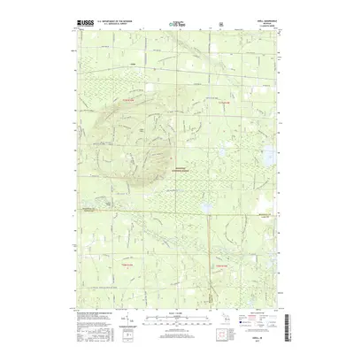 2017 Map of Udell, 2017 Print