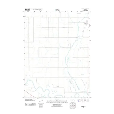 2011 Map of Uehling, 2011 Print