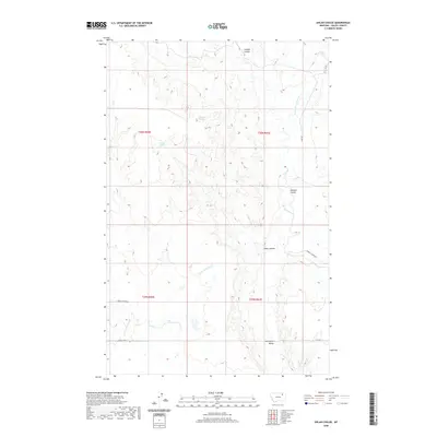 2020 Map of Uhlan Coulee, 2020 Print