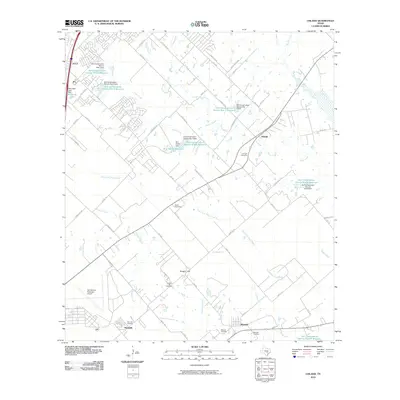 2010 Map of Uhland, 2010 Print