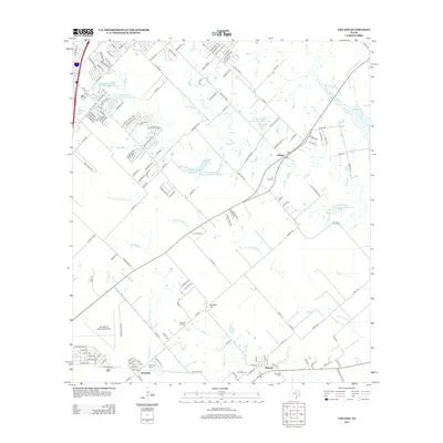 2013 Map of Uhland, 2013 Print