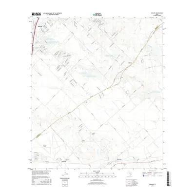 2016 Map of Uhland, 2016 Print