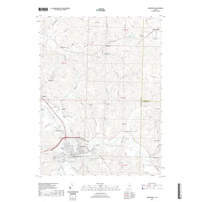 2019 Map of Uhrichsville, 2019 Print