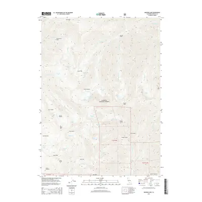 2015 Map of Ukonom Lake, 2015 Print