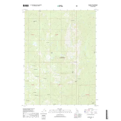2018 Map of Ukonom Lake, 2018 Print