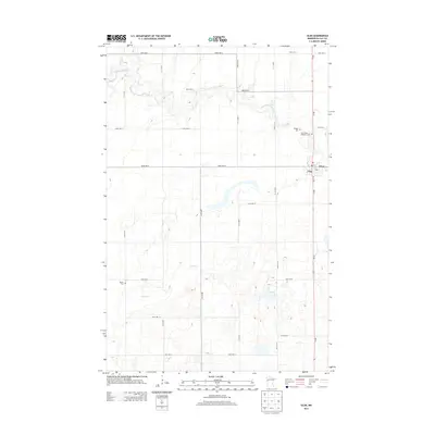 2013 Map of Ulen, 2013 Print