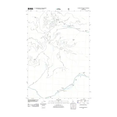 2011 Map of Ulysses Mountain, 2011 Print