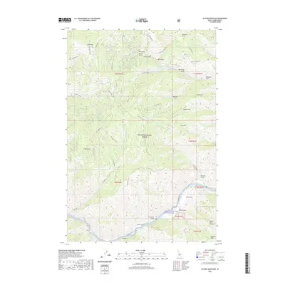 2020 Map of Ulysses Mountain, 2020 Print