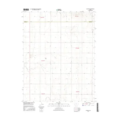 2015 Map of Ulysses NE, 2015 Print