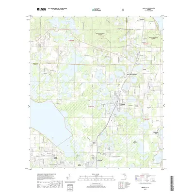 2018 Map of Umatilla, 2018 Print