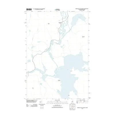 2012 Map of Umbagog Lake North, 2012 Print