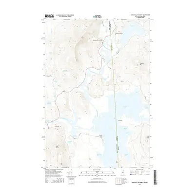 2015 Map of Umbagog Lake North, 2015 Print