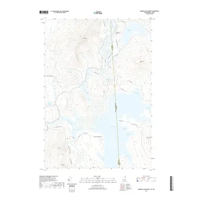2018 Map of Umbagog Lake North, 2018 Print