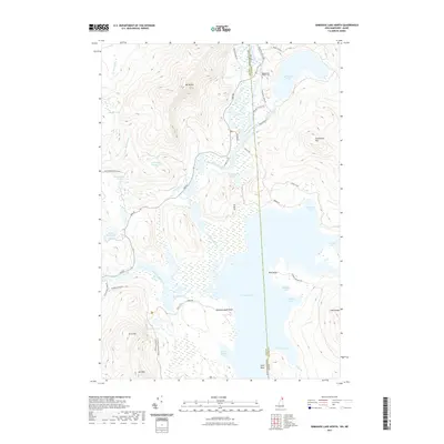 2021 Map of Umbagog Lake North, 2021 Print