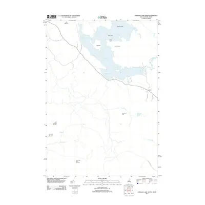 2012 Map of Umbagog Lake South, 2012 Print