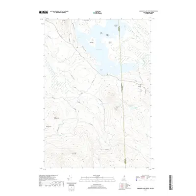 2018 Map of Umbagog Lake South, 2018 Print