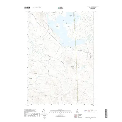 2021 Map of Umbagog Lake South, 2021 Print