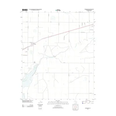 2012 Map of Umbarger, 2012 Print