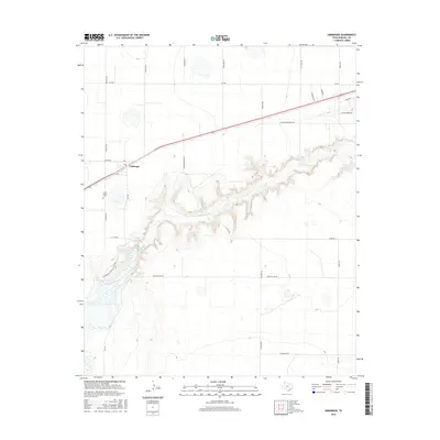 2016 Map of Umbarger, 2016 Print