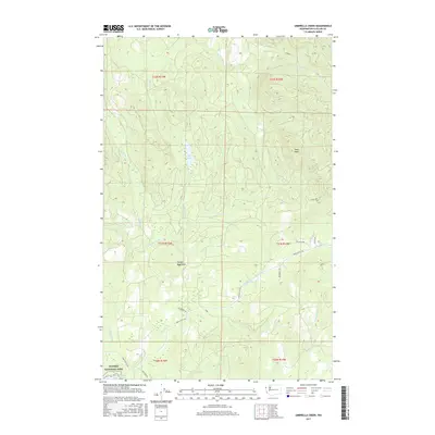 2017 Map of Umbrella Creek, 2017 Print