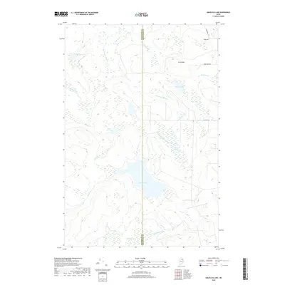 2018 Map of Umcolcus Lake, 2018 Print