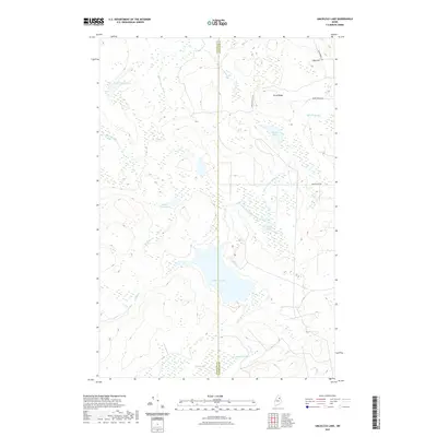 2021 Map of Umcolcus Lake, 2021 Print