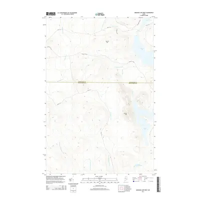 2014 Map of Umsaskis Lake West, 2014 Print