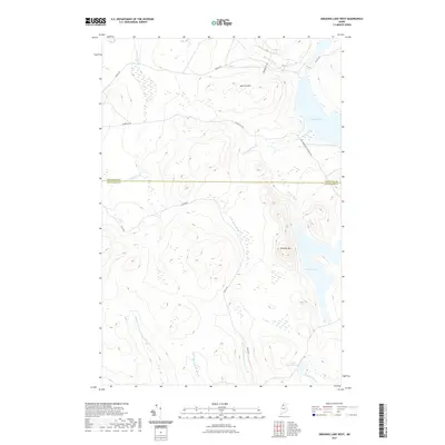 2021 Map of Umsaskis Lake West, 2021 Print