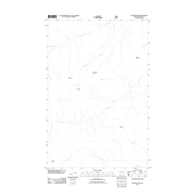 2011 Map of Una Mountain, 2011 Print