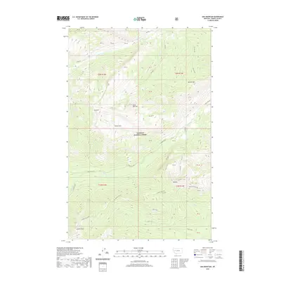 2020 Map of Una Mountain, 2020 Print
