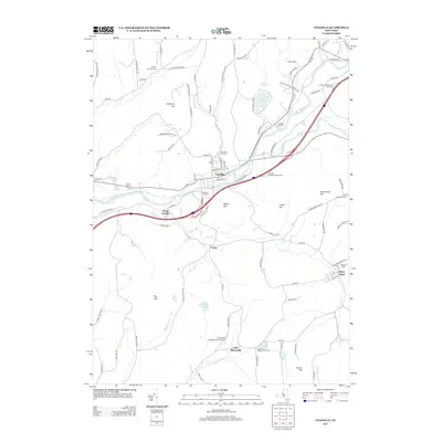 2013 Map of Unadilla, 2013 Print