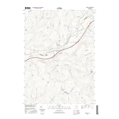 2016 Map of Unadilla, 2016 Print