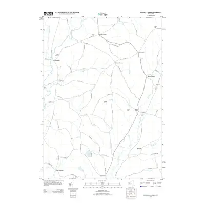 2013 Map of Unadilla Forks, 2013 Print
