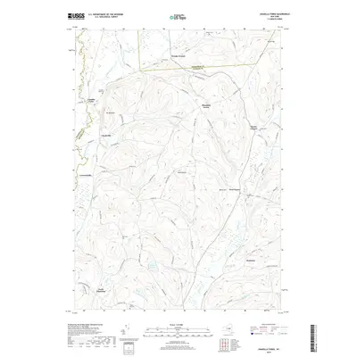 2019 Map of Unadilla Forks, 2019 Print