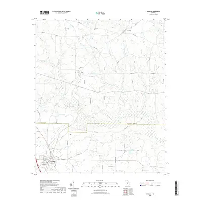 2020 Map of Unadilla, 2020 Print