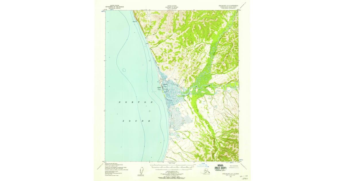 Old Maps of Unalakleet AK for - Unalakleet D 4 Nome County Ak Usgs Topo 1950 P1958 Og 1200x630 
