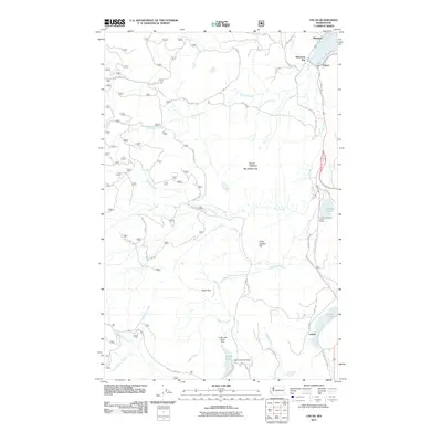 2011 Map of Uncas, 2011 Print