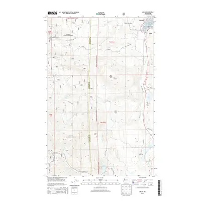 2014 Map of Uncas, 2014 Print