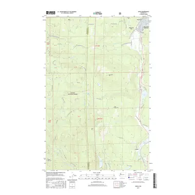 2017 Map of Uncas, 2017 Print