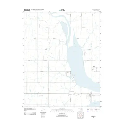 2012 Map of Uncas, 2012 Print