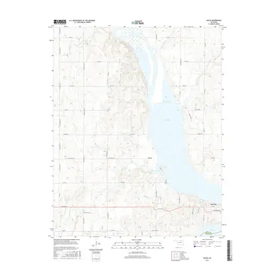 2016 Map of Uncas, 2016 Print
